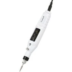 SUPERSELLER 14 Stück 100V-240V Drehzahlregelung Mini-Elektroschleifer Set Elektrobohrer Polieren Jade Schnitzmaschine Kleine Holzschnitzerei Gravierstift Europäischen Standard Weiß 239