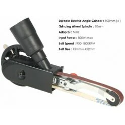 LIFCAUSAL Multifunktions-Mini-DIY-Schleifer-Schleifbandadapter Bandfile-Bandschleifer Für 115 Mm 4,5 Zoll Und 125 Mm 5 Zoll Elektrischer Winkelschleifer -Winkelschleifer Verkaufe 64901779 5