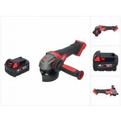 .MILWAUKEE. Milwaukee M18 FSAGV115XPDB-401 Akku Winkelschleifer 18 V 115 Mm Brushless + 1x Akku 4,0 Ah - Ohne Ladegerät