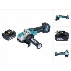 Makita DGA 521 F1X1 Akku Winkelschleifer 18 V 125 Mm X-LOCK Brushless + 1x Akku 3,0 Ah - Ohne Ladegerät