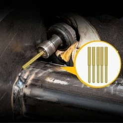 ILOVEMILAN 5 X Diamant-Kettensägenschärfer, Superharte, Titanbeschichtete Schleifscheibe, Kettensägen-Schleifstein, 7/32 Zoll, 5,5 Mm