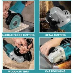 DRILLPRO 125mm Akku Winkelschleifer Trennschleifer Schleifmaschine (Ohne Akku) -Winkelschleifer Verkaufe 66345791 4