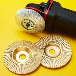 DECKON Von Wolframkarbid-Schleifscheiben, Winkelschleifer Mit 100-mm-Zoll-Öffnung, Holzschnitzscheibe, Holzbearbeitungs-Trainingsscheibe -Winkelschleifer Verkaufe 66979959 5