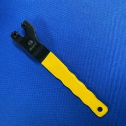 LIFCAUSAL Winkelschleiferschlüssel Mit Einstellbarer Öffnungsgröße Winkelschleiferschlüssel (Gelb)