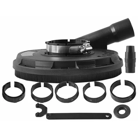 LIFCAUSAL 7-Zoll-Winkelschleifer-Staubschutz Praktischer Winkelschleifer-Staubschutz Haushalts-Winkelschleifer-Schutzhülle Geeignet Für Winkelschleifer Vom Typ 150/180 (Schwarz-Typ3) 1 LIFCAUSAL 7-Zoll-Winkelschleifer-Staubschutz Praktischer Winkelschleifer-Staubschutz Haushalts-Winkelschleifer-Schutzhülle Geeignet Für Winkelschleifer Vom Typ 150/180 (Schwarz-Typ3)