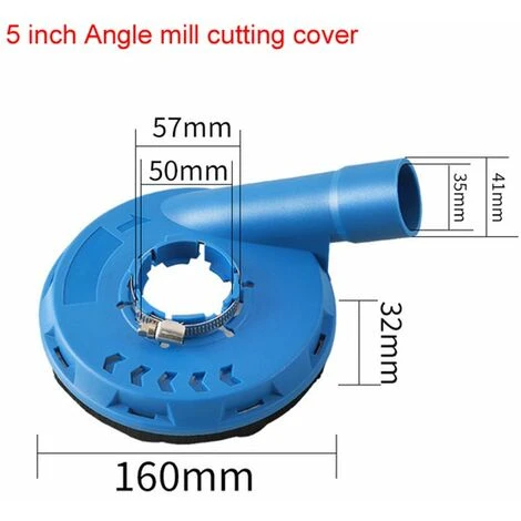 LIFCAUSAL 7-Zoll-Winkelschleifer-Staubschutz Praktischer Winkelschleifer-Staubschutz Haushalts-Winkelschleifer-Schutzhülle Geeignet Für Winkelschleifer Vom Typ 150/180 (Schwarz-Typ3) 3 LIFCAUSAL 7-Zoll-Winkelschleifer-Staubschutz Praktischer Winkelschleifer-Staubschutz Haushalts-Winkelschleifer-Schutzhülle Geeignet Für Winkelschleifer Vom Typ 150/180 (Schwarz-Typ3) – Bild 3