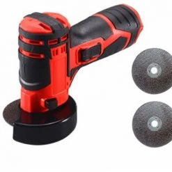 LIFCAUSAL Mini-Winkelschleifer, 19500 U/min, Elektrisches Schleifwerkzeug, Multifunktionaler Schneider Zum Schneiden, Polieren, Keramikfliesen, Holz, Stein, Stahlbürstenmotor (Multicolor-Host)