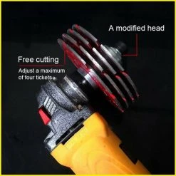 LIFCAUSAL Adapter Für Winkelschleifer Auf Nutmaschine Praktisches Umrüstkopf-Zubehör Professionelles Schnelles Praktisches Hilfswerkzeug (Multicolor-M10) -Winkelschleifer Verkaufe 67021655 4