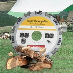 LIFCAUSAL 125 Mm 14 Zähne Holzbearbeitungsscheibe Winkelschleifer Ketten Scheibe Holz Kunststoff Schnitzen Formen Trennscheibe (mehrfarbig) -Winkelschleifer Verkaufe 67021658 4