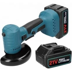 LIFCAUSAL 20 V Kabelloser Bürstenloser Tragbarer Mini-Winkelschleifer Wiederaufladbarer 180 ° Drehbarer Winkelschleifer Multifunktionale Polierschneidemaschine (Eu-Stecker)