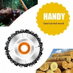 LIFCAUSAL 100 Mm 22 Zähne Schleifmaschine Holzbearbeitungsscheibe Nutmaschine Ketten Scheibe Holzschnitzerei Trennscheibe Für Typ100 115 Winkelschleifer Schnitzen Formschneiden (Mehrfarbig) -Winkelschleifer Verkaufe 67021681 4