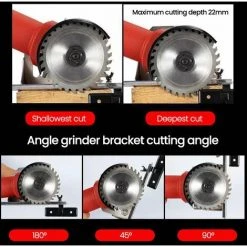 LIFCAUSAL Multifunktions-HSS-Winkelschleiferständer Professionelle Winkelschneidhalterung Mit Verstellbarer Basis Für 100-mm-Winkelschleifer -Winkelschleifer Verkaufe 67021684 4
