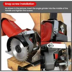 LIFCAUSAL Multifunktions-HSS-Winkelschleiferständer Professionelle Winkelschneidhalterung Mit Verstellbarer Basis Für 100-mm-Winkelschleifer -Winkelschleifer Verkaufe 67021684 5