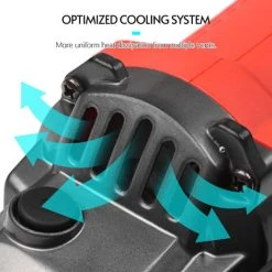 LIFCAUSAL Akku-Winkelschleifer, 20 V, Elektrischer Winkelschleifer, 100 Mm, 10000 U/min, Bürstenloser Motor, 2 Positionen, Verstellbarer Hilfsgriff, Aufbewahrungstasche, Tragbarer Elektrischer Schleifer (EU-Stecker) -Winkelschleifer Verkaufe 67021691 5