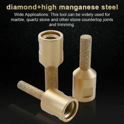 LIFCAUSAL 10 Mm M14 Adapter Diamantfräser Schleifbits Schiefer Stein Marmor Quarzstein Dienstprogramm Spleißen Werkzeug Winkelschleifer Zubehör (10 Mm) -Winkelschleifer Verkaufe 67021694 3