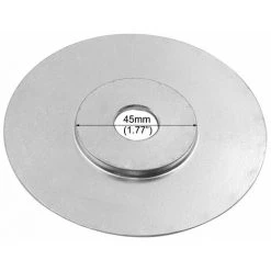 LIFCAUSAL 4-Zoll-Holzschnitzscheibe Für Winkelschleifer Mit 5/8-Zoll-Dorn-Holzformscheibe, Winkelschleifscheibe, Drehwerkzeug, Holzschneideformer (Silber-flache Oberfläche) -Winkelschleifer Verkaufe 67021698 4