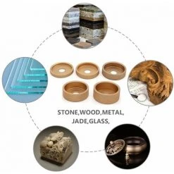 LIFCAUSAL Gelötete Diamant-Winkelschleifscheibe Winkelschleifscheibe Schleifscheibe Manuelle Schleifscheibe Für Edelstein Granit Marmor Glas Wolfram Stahl Hartlegierung Keramik (Gold -15 Mm) -Winkelschleifer Verkaufe 67021701 3