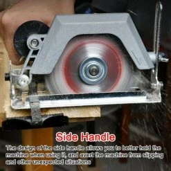 LIFCAUSAL Elektrische Bohrmaschine Modifizierte Werkzeugbefestigung Elektrische Bohrmaschine An Elektrische Kreissägen Winkelschleifer 2 In 1 Modifiziertes Zubehör-Set Heimwerker-Umwandlungsbefestigung (schwarz Und Silber) -Winkelschleifer Verkaufe 67021709 3