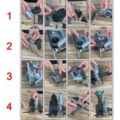 LIFCAUSAL Elektrische Bohrmaschine Modifizierte Werkzeugbefestigung Elektrische Bohrmaschine An Elektrische Kreissägen Winkelschleifer 2 In 1 Modifiziertes Zubehör-Set Heimwerker-Umwandlungsbefestigung (schwarz Und Silber) -Winkelschleifer Verkaufe 67021709 4
