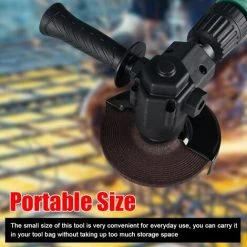 LIFCAUSAL Elektrische Bohrmaschine Modifizierte Werkzeugbefestigung Elektrische Bohrmaschine Zum Elektrischen Winkelschleifer Zubehör-Set Praktische Heimwerker-Umwandlungsbefestigung (Schwarz) -Winkelschleifer Verkaufe 67021738 4