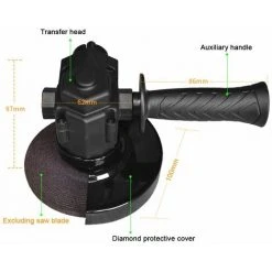 LIFCAUSAL Elektrische Bohrmaschine Modifizierte Werkzeugbefestigung Elektrische Bohrmaschine Zum Elektrischen Winkelschleifer Zubehör-Set Praktische Heimwerker-Umwandlungsbefestigung (Schwarz) -Winkelschleifer Verkaufe 67021738 5