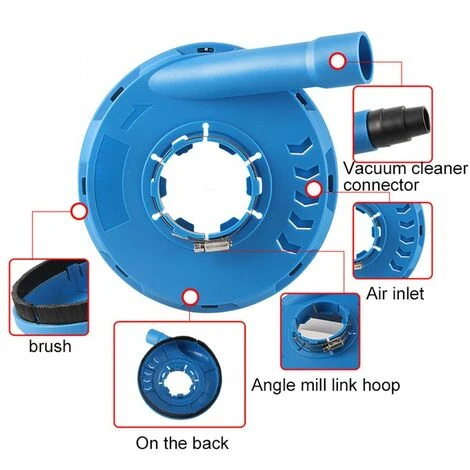 LIFCAUSAL 7-Zoll-Winkelschleifer-Staubschutz Praktischer Winkelschleifer-Staubschutz Haushalts-Winkelschleifer-Schutzhülle Geeignet Für Winkelschleifer Vom Typ 150/180 (Blau-Typ4) 2 LIFCAUSAL 7-Zoll-Winkelschleifer-Staubschutz Praktischer Winkelschleifer-Staubschutz Haushalts-Winkelschleifer-Schutzhülle Geeignet Für Winkelschleifer Vom Typ 150/180 (Blau-Typ4) – Bild 2