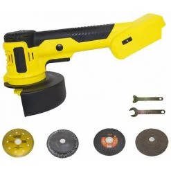 LIFCAUSAL 0-12000 U/min Winkelschleifer Elektrisches Schleifwerkzeug Multifunktionaler Polierer Cutter Zum Schneiden Polieren Keramikfliesen Holz Stein Stahl (Host)