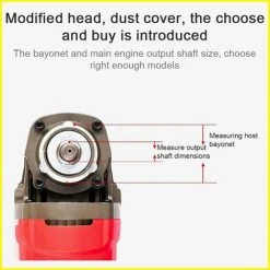 LIFCAUSAL Adapter Für Winkelschleifer Auf Nutmaschine Praktisches Umrüstkopf-Zubehör Professionelles Schnelles Praktisches Hilfswerkzeug (Multicolor-M14) -Winkelschleifer Verkaufe 67021756 5