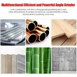 LIFCAUSAL Akkubetriebener Elektro-Winkelschleifer-Werkzeugsatz Tragbare Bürstenlose Schleifmaschine Mit Lithium-Batterie Wiederaufladbarer 21-V-Akku-Lithium-Handschleifer 9000 U / Min 3-Gang-Einstellung Li-Ion-Akku (EU-Stecker 2er-Pack) -Winkelschleifer Verkaufe 67021764 4