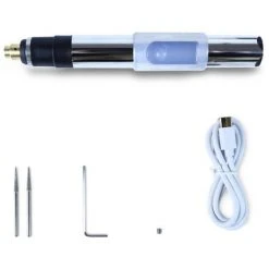 HAPPYSHOPPING Handheld Tragbare Mini Wiederaufladbare Elektrische Grinder Haushalt DIY Multifunktionale Elektrische Grinder 3-Stufen-Geschwindigkeit Einstellbar Elektrische Gravur Polierwerkzeug, Typ1 - Typ1