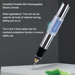 HAPPYSHOPPING Handheld Tragbare Mini Wiederaufladbare Elektrische Grinder Haushalt DIY Multifunktionale Elektrische Grinder 3-Stufen-Geschwindigkeit Einstellbar Elektrische Gravur Polierwerkzeug, Typ1 - Typ1 -Winkelschleifer Verkaufe 67153668 5