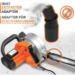 TIMBERTECH® Mauernutfräse Mit Laser - 1700W, 4.000 U/min, Nuttiefe Bis 40mm, Nutbreite Bis 33mm, Diamantscheiben 150mm, Koffer Und Absaugung Adapter - Schlitzfräse, Mauerfräse, Wandfräse, Betonfräse -Winkelschleifer Verkaufe 67156406 4