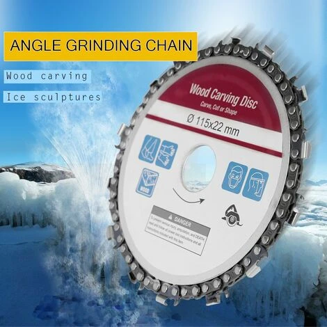 LIFCAUSAL 4-1/2 Zoll 13 Zähne Grinder Kettenscheibe 22 Mm Laube Holzbearbeitung Schnitzscheibe Für 4-1/2 Zoll Winkelschleifer (lila) 5 LIFCAUSAL 4-1/2 Zoll 13 Zähne Grinder Kettenscheibe 22 Mm Laube Holzbearbeitung Schnitzscheibe Für 4-1/2 Zoll Winkelschleifer (lila) – Bild 5