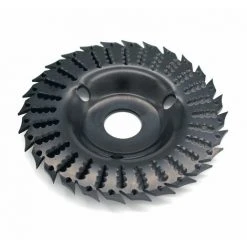 LIFCAUSAL Kkmoon 2 Stück Winkelschleifer Schleifscheibe 28 Zähne Holzschleifscheibe Schleifscheibe Holzbearbeitung Holzformscheibe (Schwarz-2 Stück) -Winkelschleifer Verkaufe 67221506 3