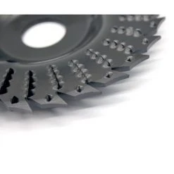 LIFCAUSAL Kkmoon 2 Stück Winkelschleifer Schleifscheibe 28 Zähne Holzschleifscheibe Schleifscheibe Holzbearbeitung Holzformscheibe (Schwarz-2 Stück) -Winkelschleifer Verkaufe 67221506 5