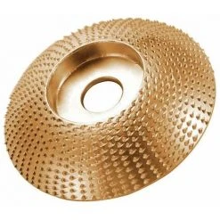 LIFCAUSAL Holzbearbeitungspolitur Thorn Plate Winkelschleifer Schleifscheibe Runde Schleif- Und Polierscheibe Mit Stachel (Gold-Arc)