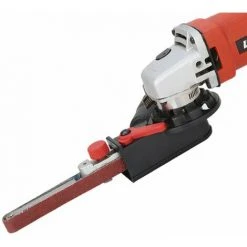 LIFCAUSAL Multifunktions-Mini-Diy-Sander-Schleifbandadapter Bandfile Bandschleifer Für 115 Mm 4,5 Zoll Und 125 Mm 5 Zoll Elektrischer Winkelschleifer (M14)