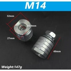 LIFCAUSAL Adapter Für Winkelschleifer Auf Nutmaschinen, Konvertierungsköpfe, Zubehör, Professioneller Adapter, Schnelles, Praktisches Hilfswerkzeug (M14) -Winkelschleifer Verkaufe 67221546 3