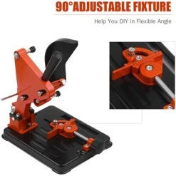LIFCAUSAL 100-125 Multifunktionaler Winkelschleifer Ständer Grinder Halter Cutter Halterung Halter Schneidemaschine Für 100/115/125 Mm Winkelmühle Holzbearbeitungswerkzeug DIY Elektrowerkzeuge Zubehör (Orange) -Winkelschleifer Verkaufe 67221547 5