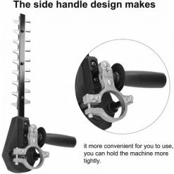 LIFCAUSAL Winkelschleifer Modifizierte Heckenschere Zubehör Set Winkelschleifer Modifizierung Elektro Haushalts Gartengeräte Gartenarbeit Herbst Trimmer Für Typ 100 115 125 Winkelschleifer (Schwarz) -Winkelschleifer Verkaufe 67221557 4