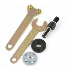 LIFCAUSAL 5-teiliges Set Bohrmaschine Mit Variablem Winkelschleifer Flanschmutter Verbindungsstangen-Umrüstwerkzeug-Set (Multicolor-Typ 1)