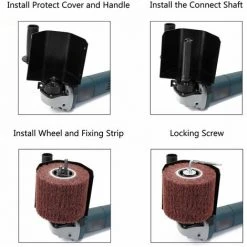 LIFCAUSAL Multifunktionaler Winkelschleifer Aufsatz Poliermaschine Teile Zubehör (Typ 1) -Winkelschleifer Verkaufe 67221645 4