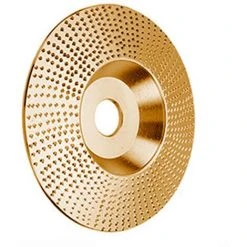 LIFCAUSAL Holzbearbeitungspolitur Thorn Plate Winkelschleifer Schleifscheibe Rundschleif- Und Polierscheibe Mit Stachel (Gold-Bevel)
