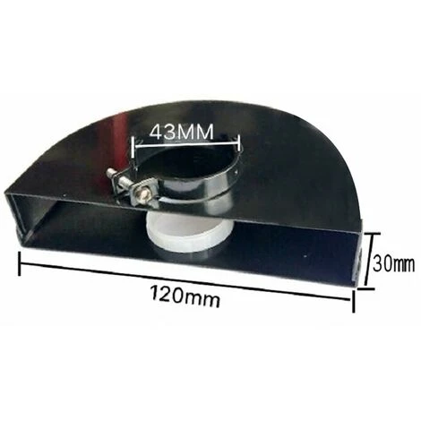 LIFCAUSAL 120 * 43 Mm Winkelschleifer-Schild-Set Wasser Hinzufügen Staubdichte Abdeckung Schutzhülle Zubehör-Set Für Elektrischen Winkelschleifer (Schwarz-) 2 LIFCAUSAL 120 * 43 Mm Winkelschleifer-Schild-Set Wasser Hinzufügen Staubdichte Abdeckung Schutzhülle Zubehör-Set Für Elektrischen Winkelschleifer (Schwarz-) – Bild 2