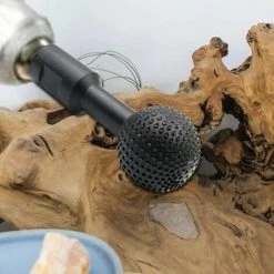 LIFCAUSAL Sphärisches Holz Gerilltes Schnitzdreh-Winkelschleifer Holzschnitzwerkzeug Kugelwinkelschleifer (Schwarz-10 Mm) -Winkelschleifer Verkaufe 67221795 4