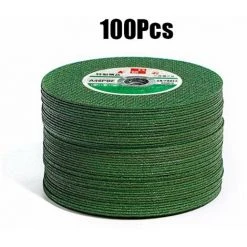 LIFCAUSAL Trennscheiben Winkelschleifer Edelstahl Metallschleifscheibe Harz Double Mesh Ultradünnes Polierstück (100 Stück)