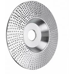 LIFCAUSAL Holzbearbeitungspolitur Thorn Plate Angle Grinder Schleifscheibe Rundschleif- Und Polierscheibe Mit Prick (Silver-Bevel)