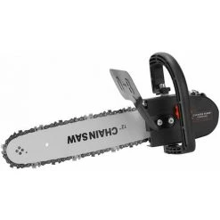 LIFCAUSAL 12-Zoll-Elektro-Kettensäge, Refit-Konvertierung, Verstellbares Universalhalterungsset, Winkelschleifer In Kettensägen-Teilesatz, Holzbearbeitungs-Elektrowerkzeug Mit M-10-Kettenrad (mehrfarbig)