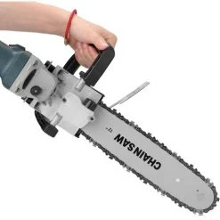 LIFCAUSAL 12-Zoll-Elektro-Kettensäge, Refit-Konvertierung, Verstellbares Universalhalterungsset, Winkelschleifer In Kettensägen-Teilesatz, Holzbearbeitungs-Elektrowerkzeug Mit M-10-Kettenrad (mehrfarbig) -Winkelschleifer Verkaufe 67221849 5