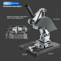 LIFCAUSAL Winkelschleifer-Unterstützung Universal-Multifunktions-Vollwinkelschleifer Umgerüstete Tischsäge Schneiden Handschleifer-Unterstützung Fester Rahmen -Winkelschleifer Verkaufe 67221873 4
